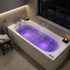 1700 x 700mm 6 or 14 Jets Single Ended Whirlpool Bath Mercury