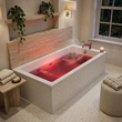 1700 x 700mm 6 or 14 Jets Slim Single Ended Whirlpool Bath Galaxy