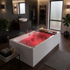 1800 x 1100mm 16 Jets Double Ended Whirlpool Bath with Optional 12 Jet Air Spa