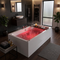 1800 x 1100mm 16 Jets Double Ended Whirlpool Bath with Optional 12 Jet Air Spa