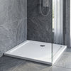 Stone Resin Square Shower Tray 760mm x 760mm with Waste