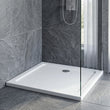 Stone Resin Square Shower Tray 760mm x 760mm with Waste