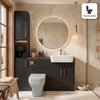 Oliver Modern Black Fitted Furniture Combination with Tall Boy Storage