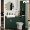 Oliver Modern Green Fitted Furniture Combination with Tall Boy Storage
