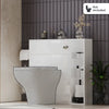 Form 800mm White Back To Wall Combination Unit