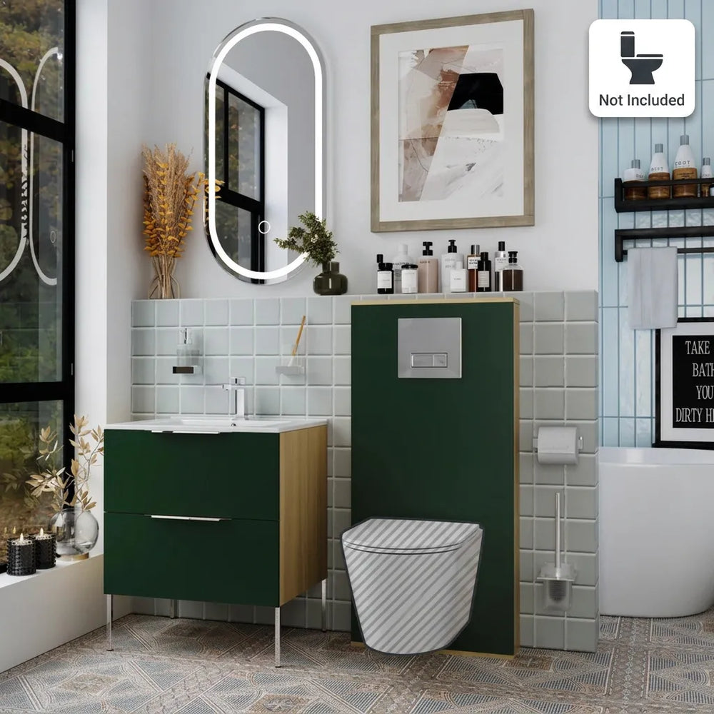 WC Frame & Cistern with Flush Plate