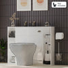 Form 1000mm White Back To Wall Combination Unit