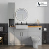 Oliver Grey Slim Shaker Fitted Furniture Combination with Tall Boy Storage