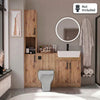 Oliver Modern Oak Fitted Furniture Combination with Tall Boy Storage
