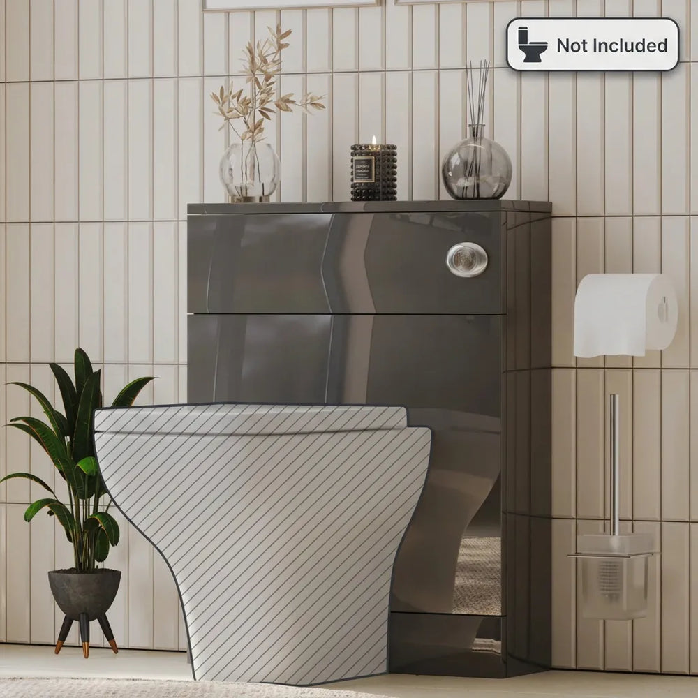 Form Back To Wall Anthracite Toilet Unit