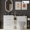 Form 1400mm Freestanding Bathroom Vanity White Furniture Set
