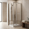 Bifold 700mm x 700mm Square Shower Enclosure Radiant