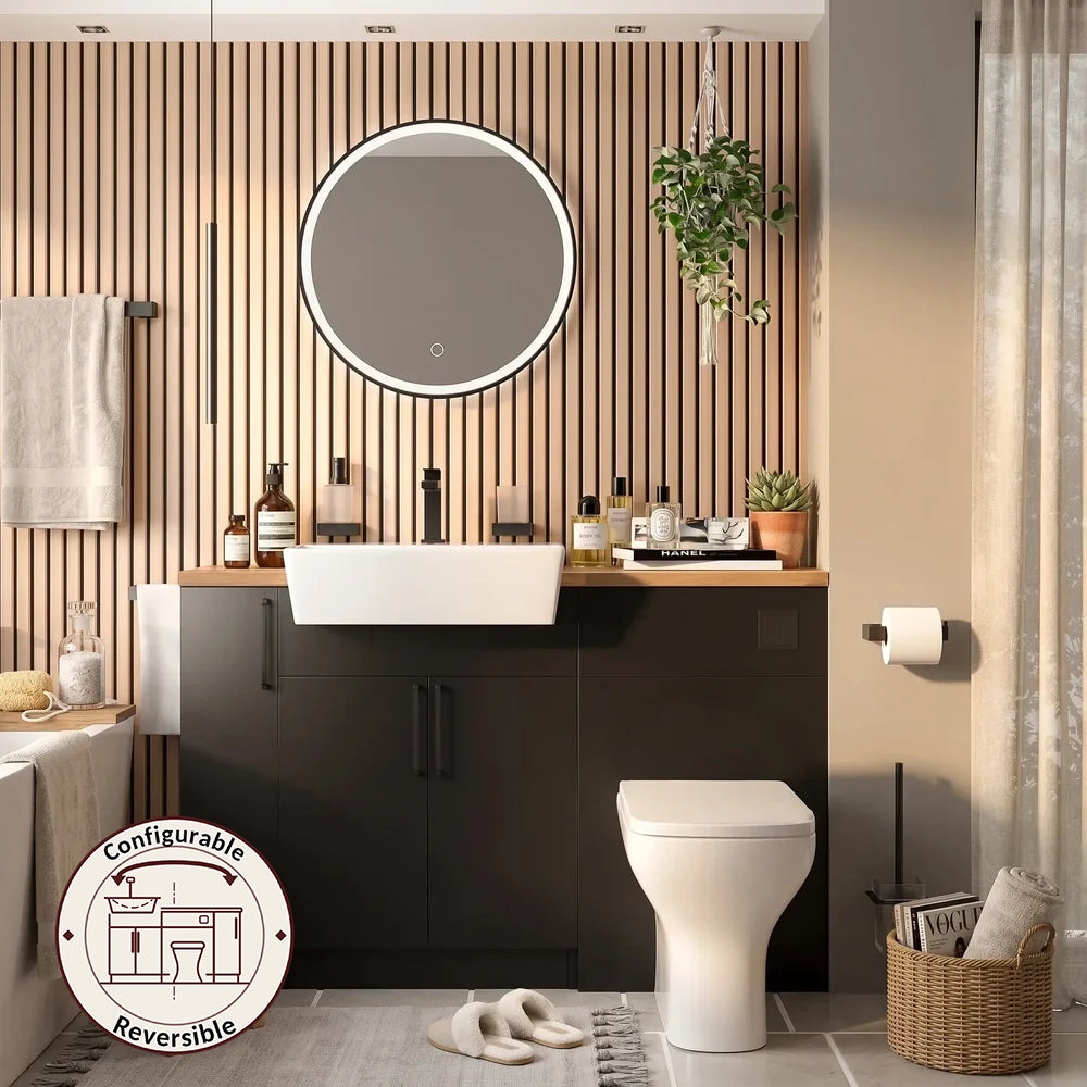 Oliver Modern Black Fitted Furniture Combination