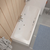 1700 x 750mm 6 or 14 Jets Double Ended Whirlpool Bath Vernwy
