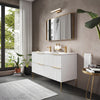 Elvia 1200mm White Double Vanity Unit