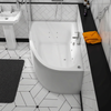 1500 x 1000mm Corner 8 or 14 Jet Whirlpool Bath