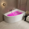 1500 x 1000mm Corner 8 or 14 Jet Whirlpool Bath