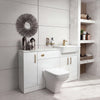 Oliver Modern Gloss White Fitted Furniture Combination