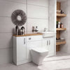 Oliver Modern Gloss White Fitted Furniture Combination
