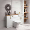 Oliver Modern Gloss White Fitted Furniture Combination