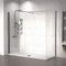 Radiant shower enclosure fitted in a modern bathroom