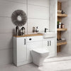 Oliver Modern Gloss White Fitted Furniture Combination