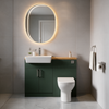 Oliver 1100 Matt Green Fitted Furniture Combination