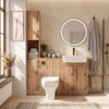 Oliver Oak Fitted Furniture Combination with Tall Boy Storage