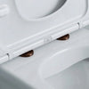 Brushed Bronze Hinge Plate Covers in Pairs (inc. Fittings)