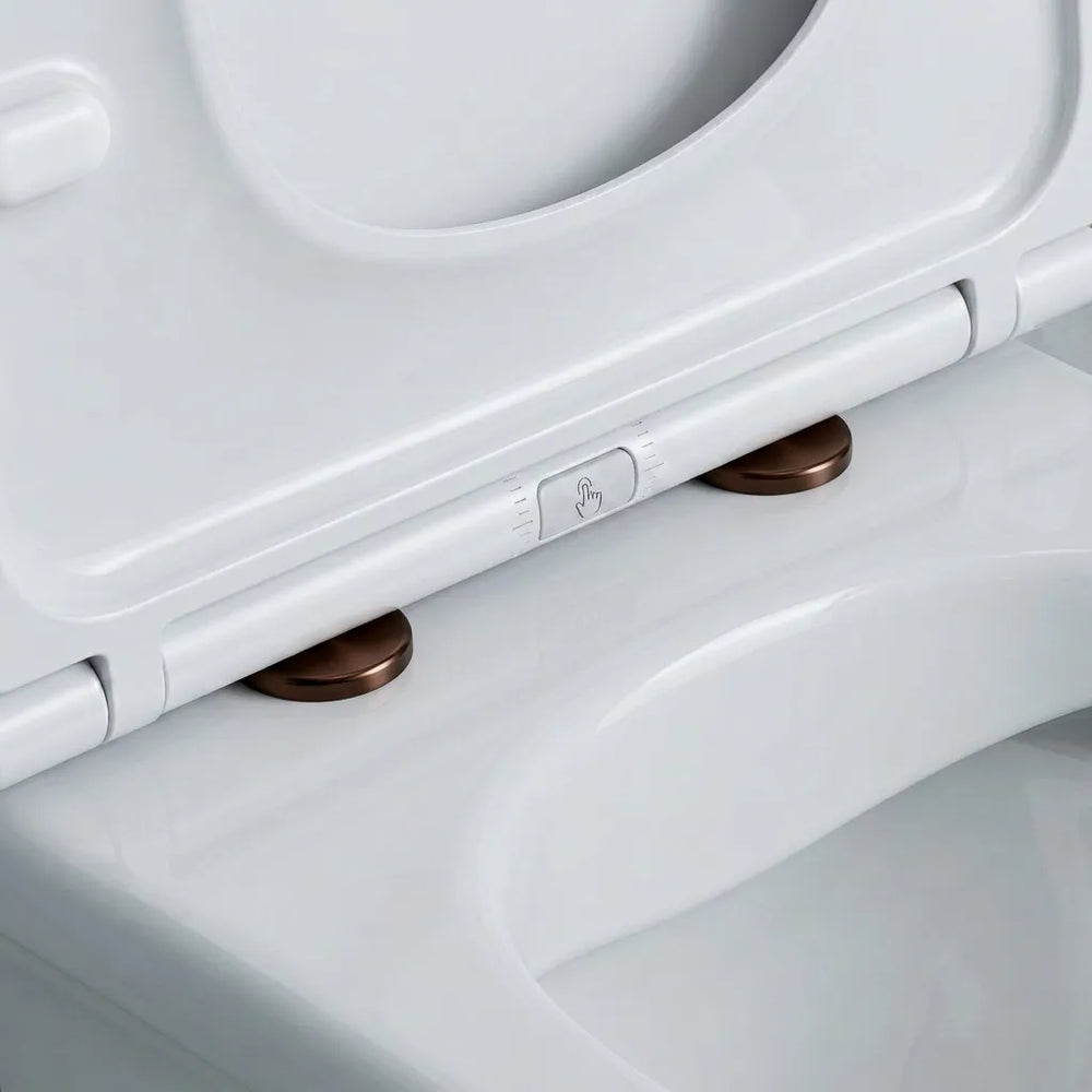 Brushed Bronze Hinge Plate Covers in Pairs (inc. Fittings)
