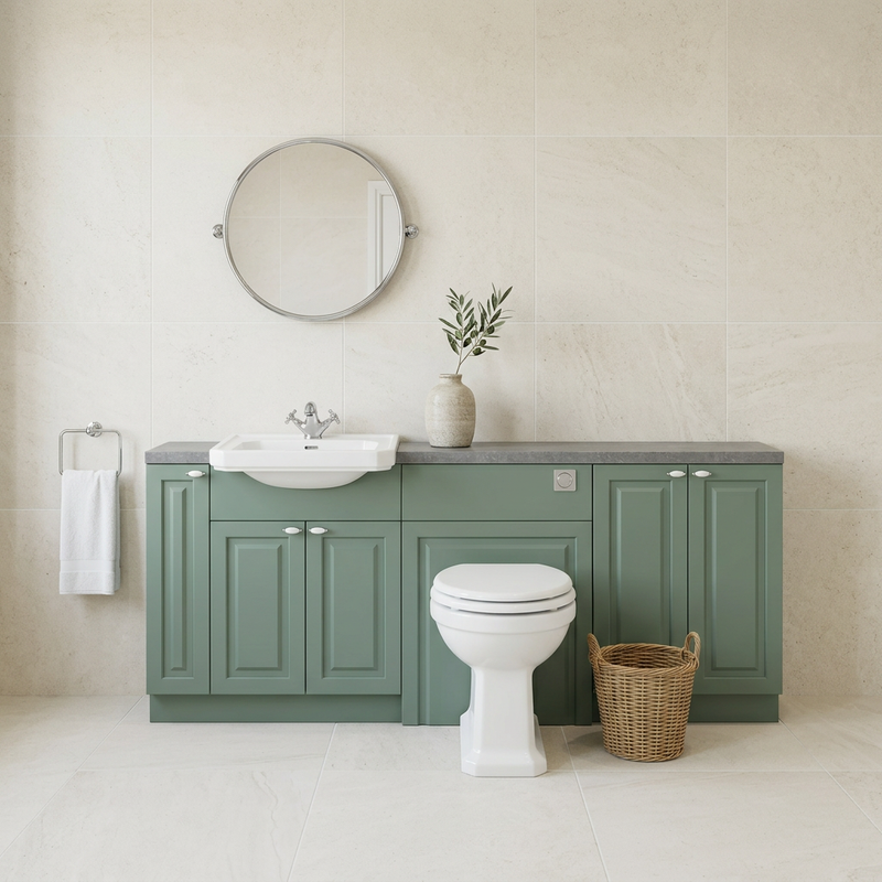Oliver 2000 Sage Traditional Fitted Furniture Combination