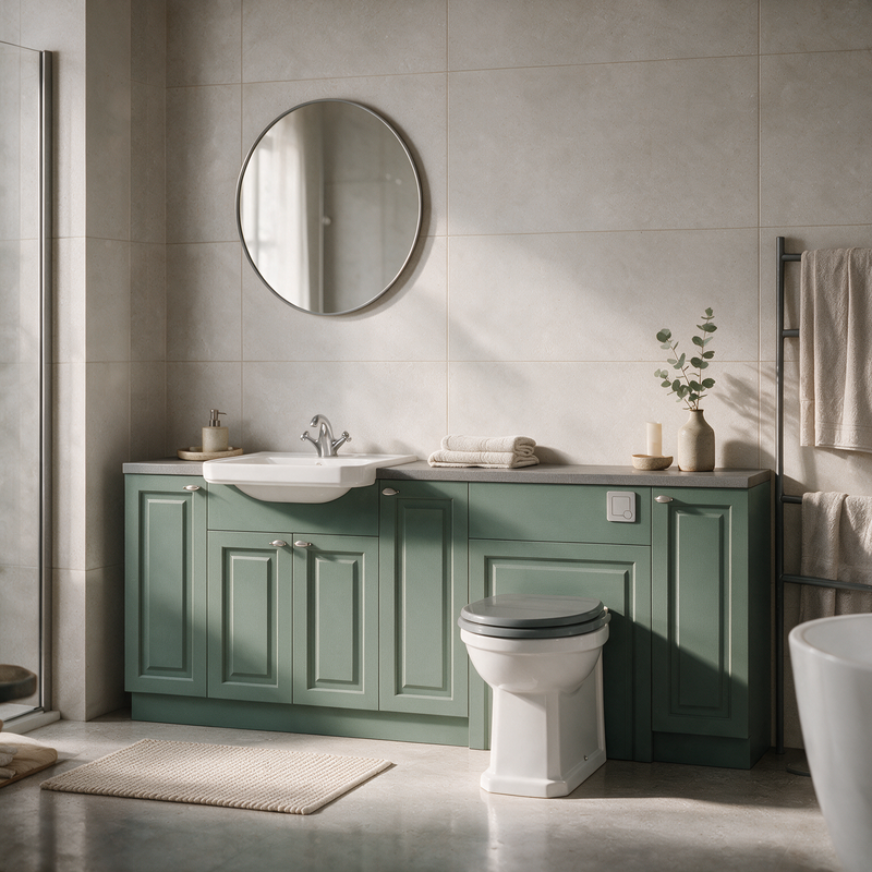 Oliver 2100 Sage Traditional Fitted Furniture Combination