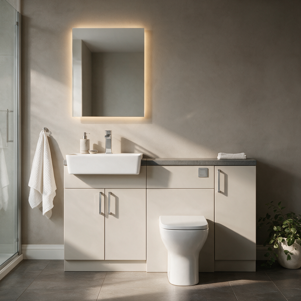 Oliver 1400 Cashmere Fitted Furniture Combination