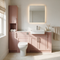 Oliver 1600 Matt Pink Shaker Fitted Furniture Combination with Tall Boy