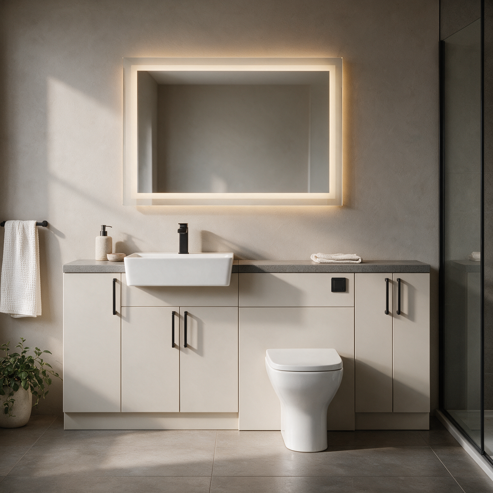 Oliver 1900 Cashmere Fitted Furniture Combination