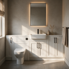 Oliver 2000 Matt White Shaker Fitted Furniture Combination