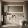 Oliver 2100 Cashmere Fitted Furniture Combination with Tall Boy