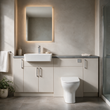 Oliver 1700 Cashmere Fitted Furniture Combination