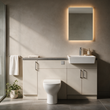 Oliver 1500 Cashmere Fitted Furniture Combination