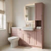 Oliver 1500 Matt Pink Shaker Fitted Furniture Combination with Tall Boy