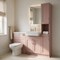 Oliver 1500 Matt Pink Shaker Fitted Furniture Combination with Tall Boy
