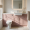 Oliver 1600 Matt Pink Shaker Fitted Furniture Combination