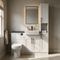 Oliver 1400 Matt White Shaker Fitted Furniture Combination with Tall Boy