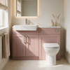 Oliver 1100 Matt Pink Shaker Fitted Furniture Combination