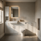 Oliver 2100 Matt White Shaker Fitted Furniture Combination with Tall Boy