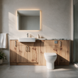 Oliver 1700 Oak Fitted Furniture Combination