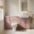 Oliver 1500 Matt Pink Shaker Fitted Furniture Combination
