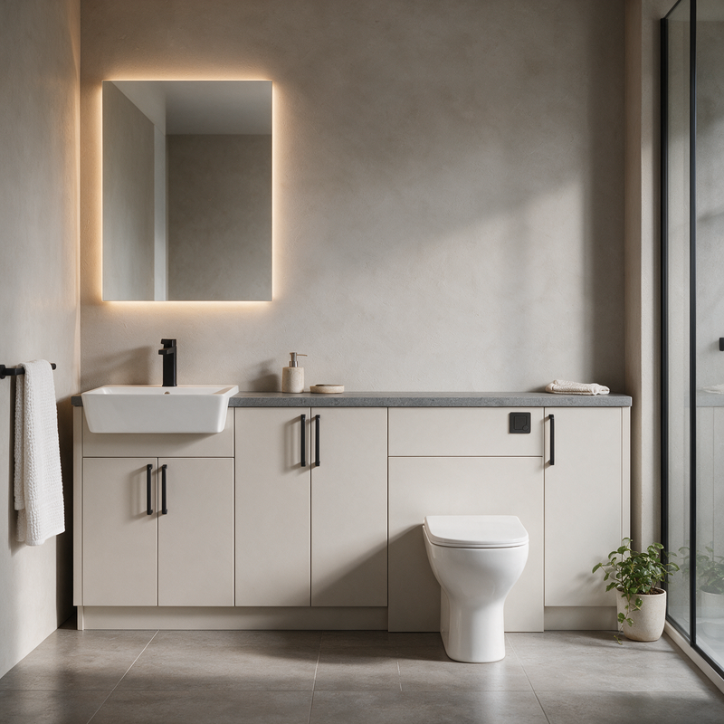 Oliver 2100 Cashmere Fitted Furniture Combination