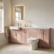 Oliver 1900 Matt Pink Shaker Fitted Furniture Combination