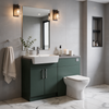 Oliver 1200 Matt Green Fitted Furniture Combination